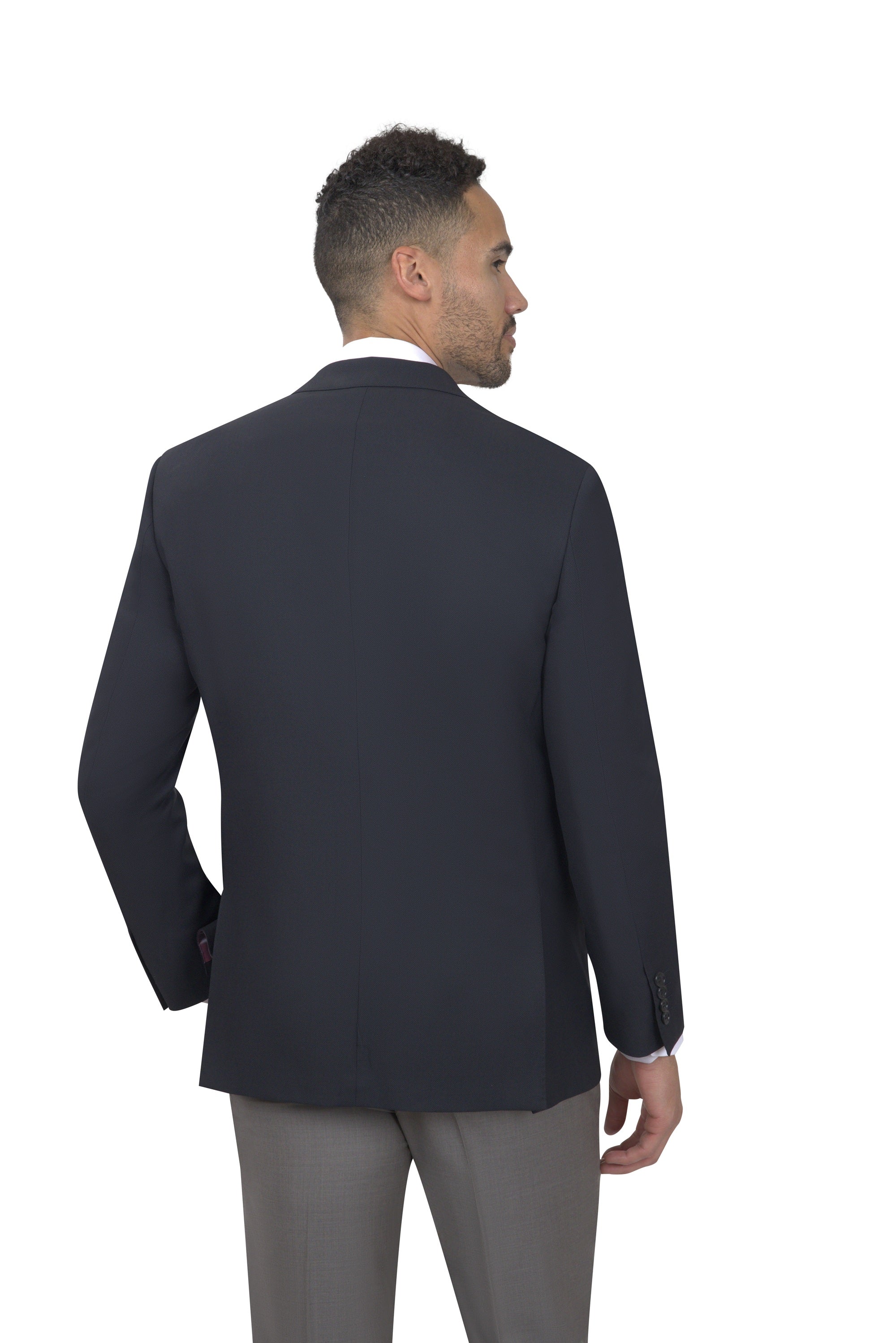 BERGAMO ELEGANT - Wool Black Blazer 10147.001-15