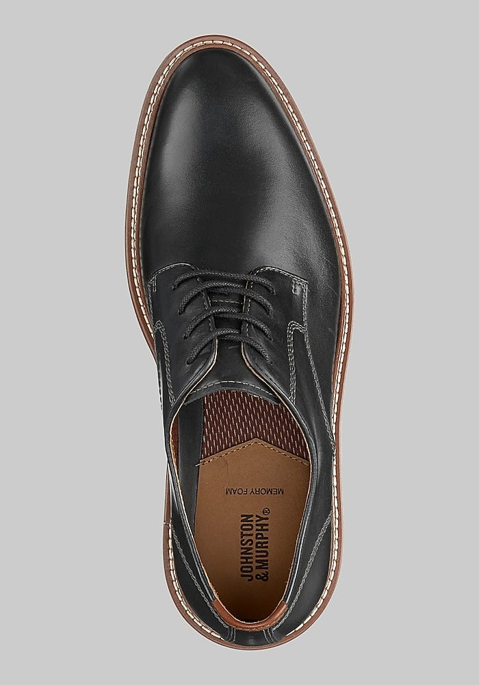 Upton Plain Toe Oxford Black