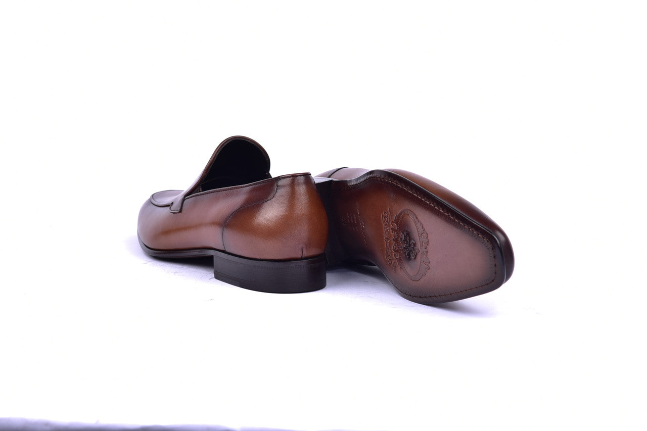 Corrente 5760 H Buckle loafer Shoes - Cognac Corrente 5760 H Buckle loafer Shoes - Cognac