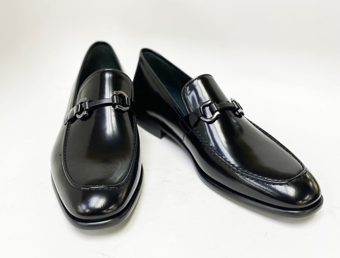 Corrente 6415 Calfskin slip-on Loafer  - Black