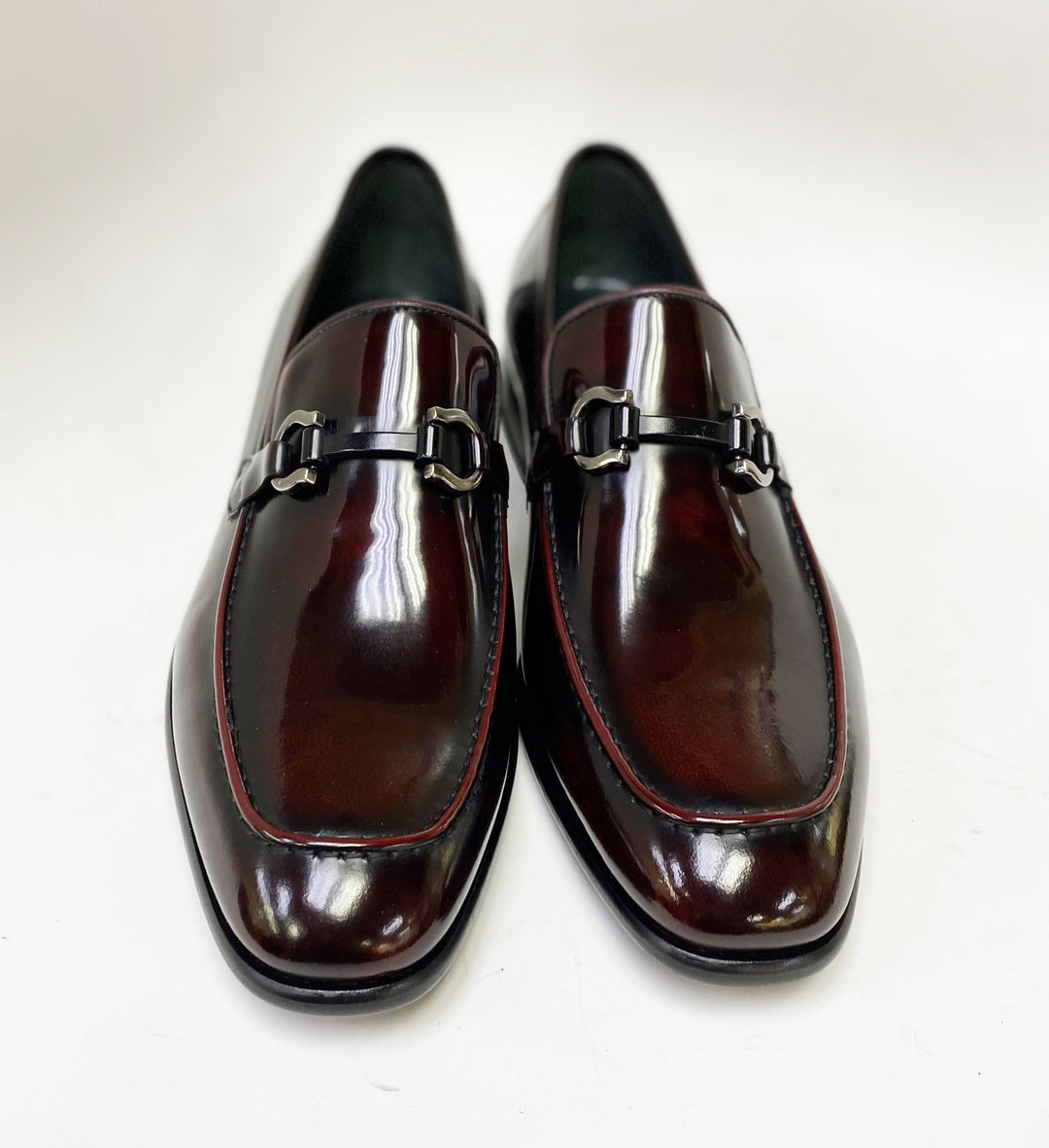 Corrente 6415 Calfskin slip-on Loafer  - Burgundy