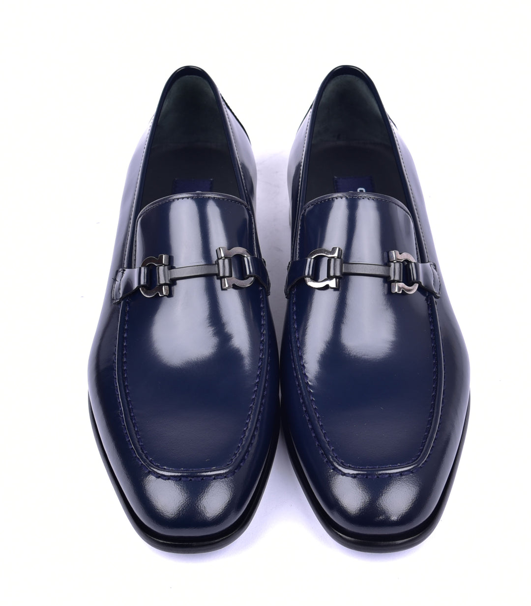 Corrente 6415 Calfskin slip-on Loafer  - Navy