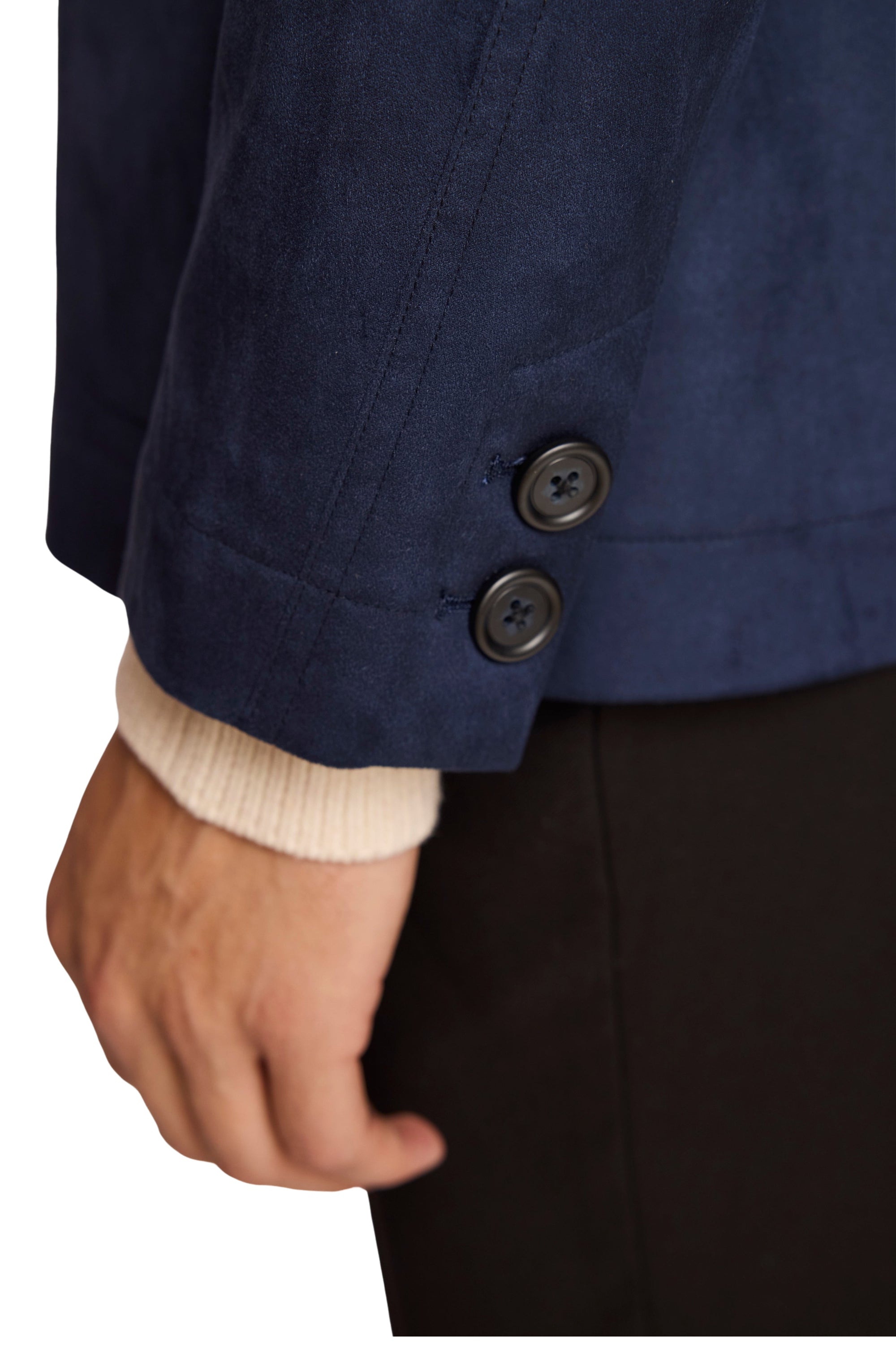 New City Button Up Jacket - Navy