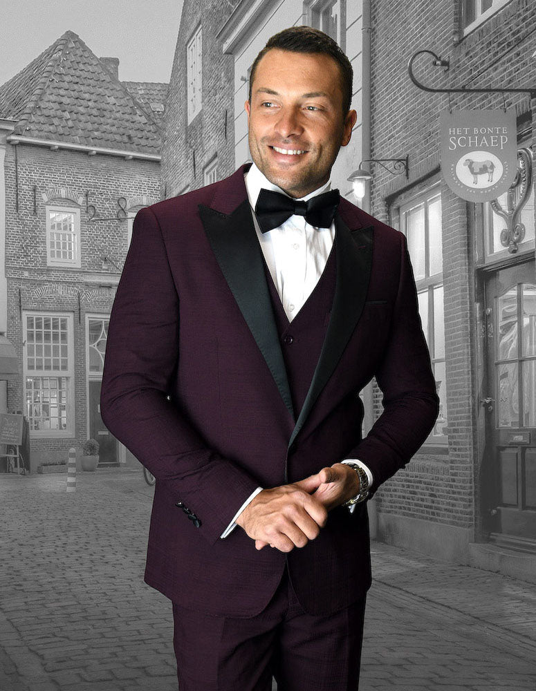 Statement | Alberto 3-Piece Modern Tuxedo Suit