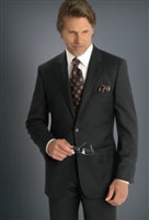 Baroni Herringbone Charcoal Modern Fit Suit