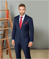 Baroni Solid Blue Suit Modern Fit