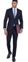 Baroni Solid Navy Suit Modern Fit
