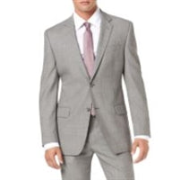 Baroni Sharkskin Grey Suit Modern Fit