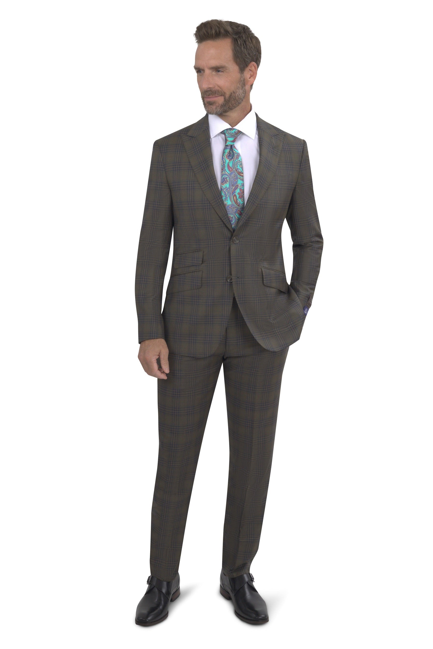 BERGAMO ELEGANT - Fancy Slim Fit Suit 10005.4266