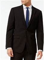 Calvin Klein Solid Black -X-Fit Slim Suit