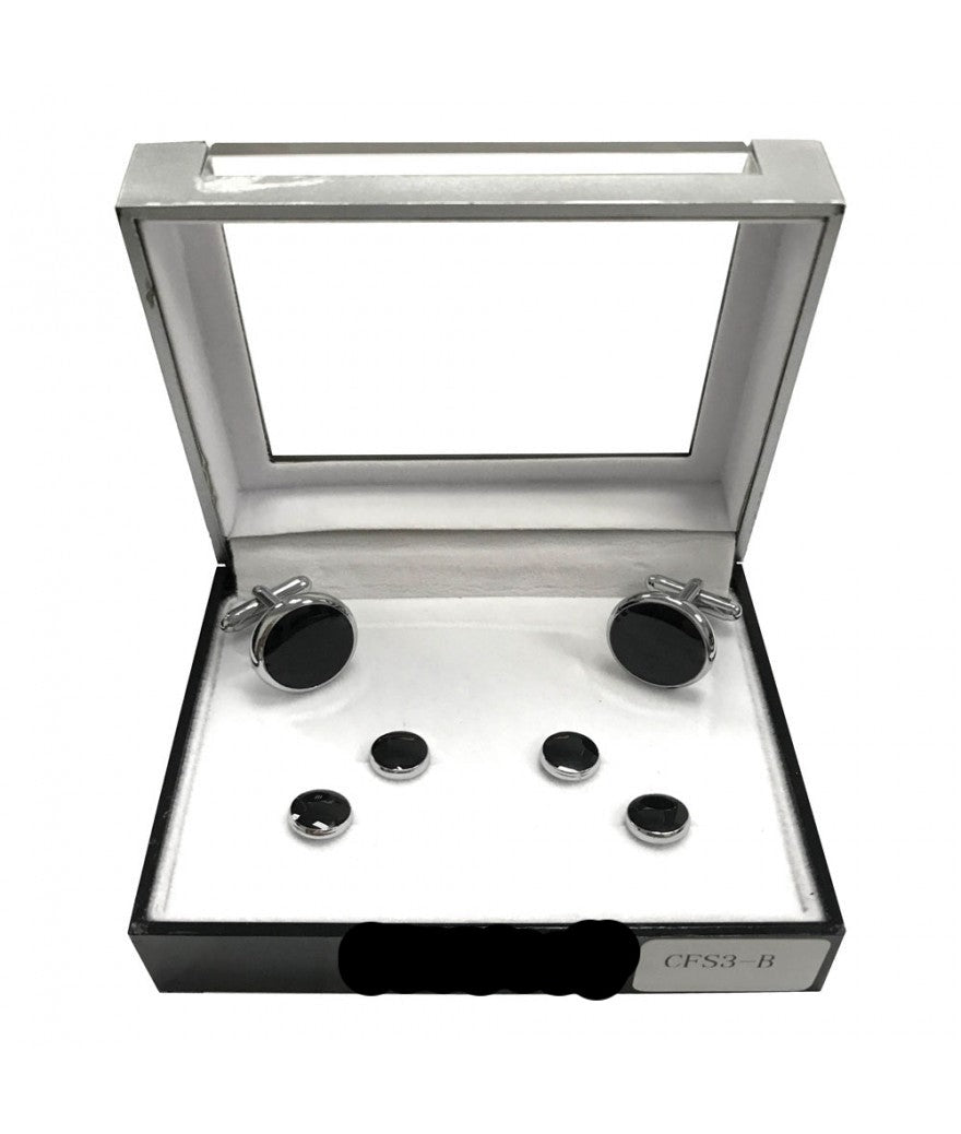 Men's CFS3 - Cufflinks with Tuxedo Studs