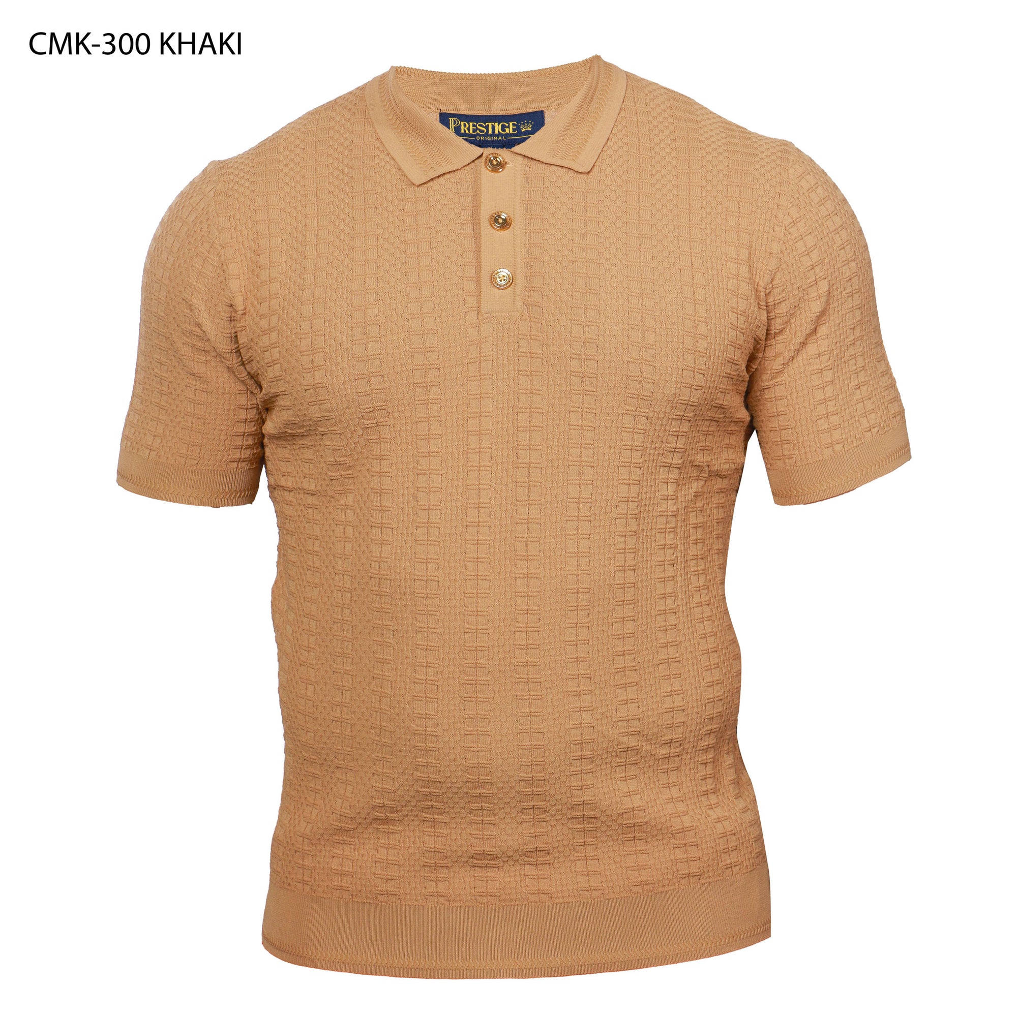 Prestige CMK-300 Short Sleeve Polo Shirt - Khaki
