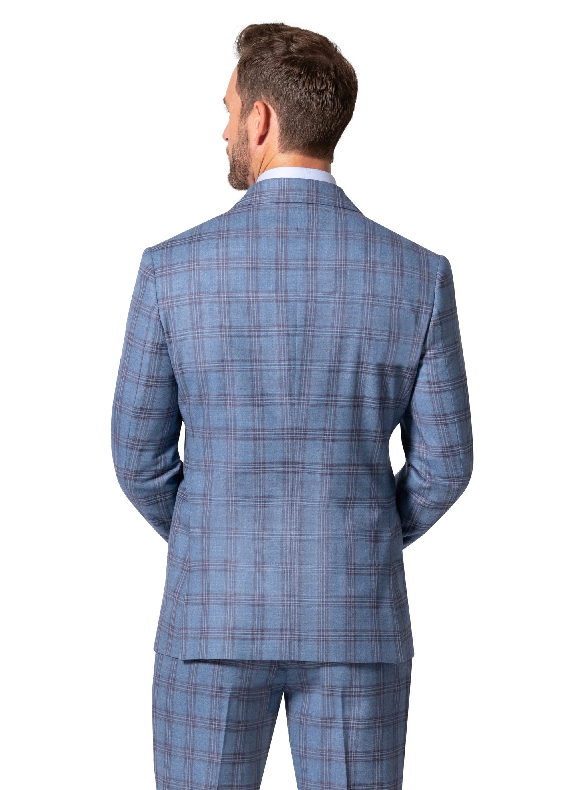 Bergamo Elegant - Faille Wool 10005.4098 D/B Slim Fit Suit