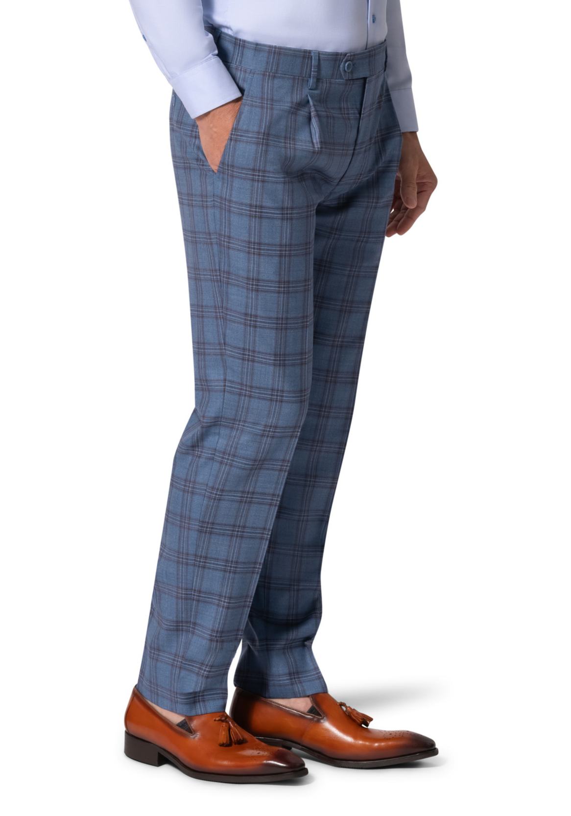 Bergamo Elegant - Faille Wool 10005.4098 D/B Slim Fit Suit