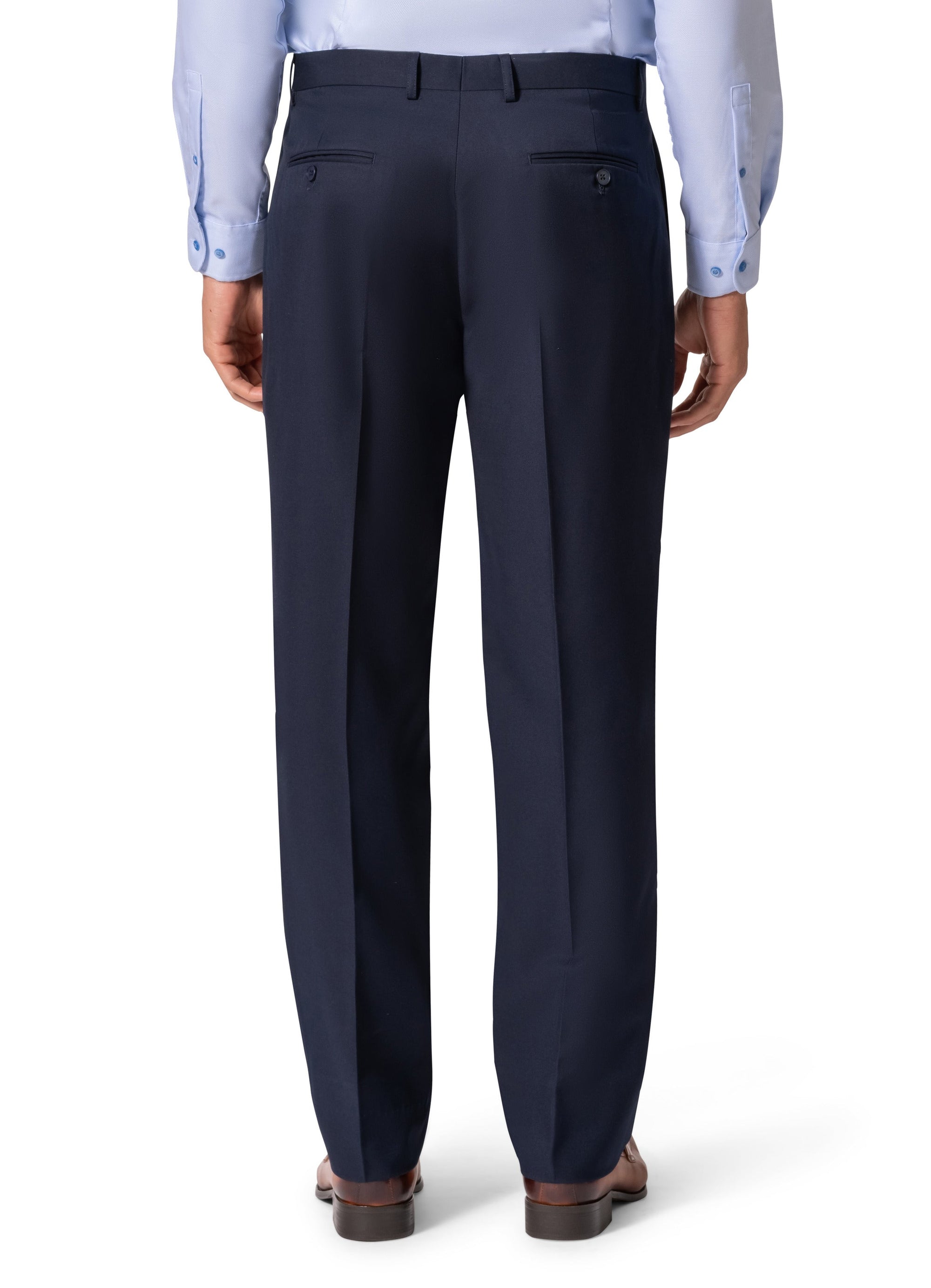 Bergamo Orange A6732 D/B Modern Fit Suit - Navy