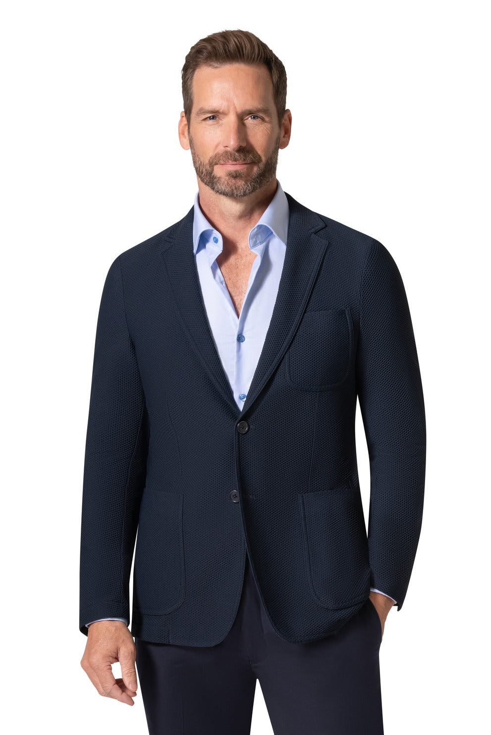Bergamo Elegant - Stretch Jacket - Navy