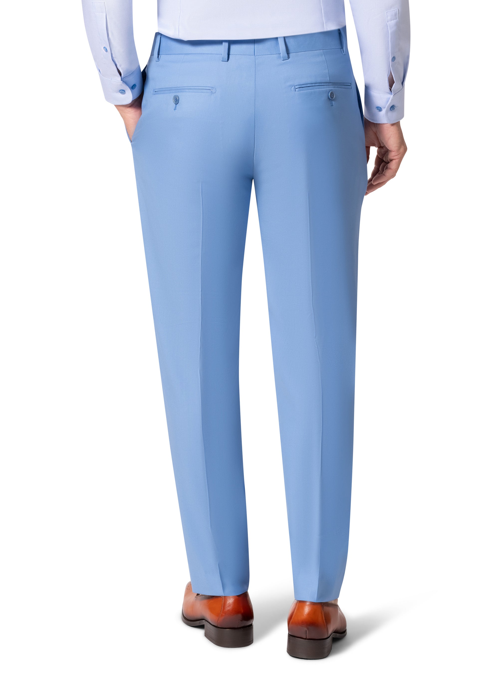 Bergamo Elegant - 10174.001 Wool Suit Slim - Blue