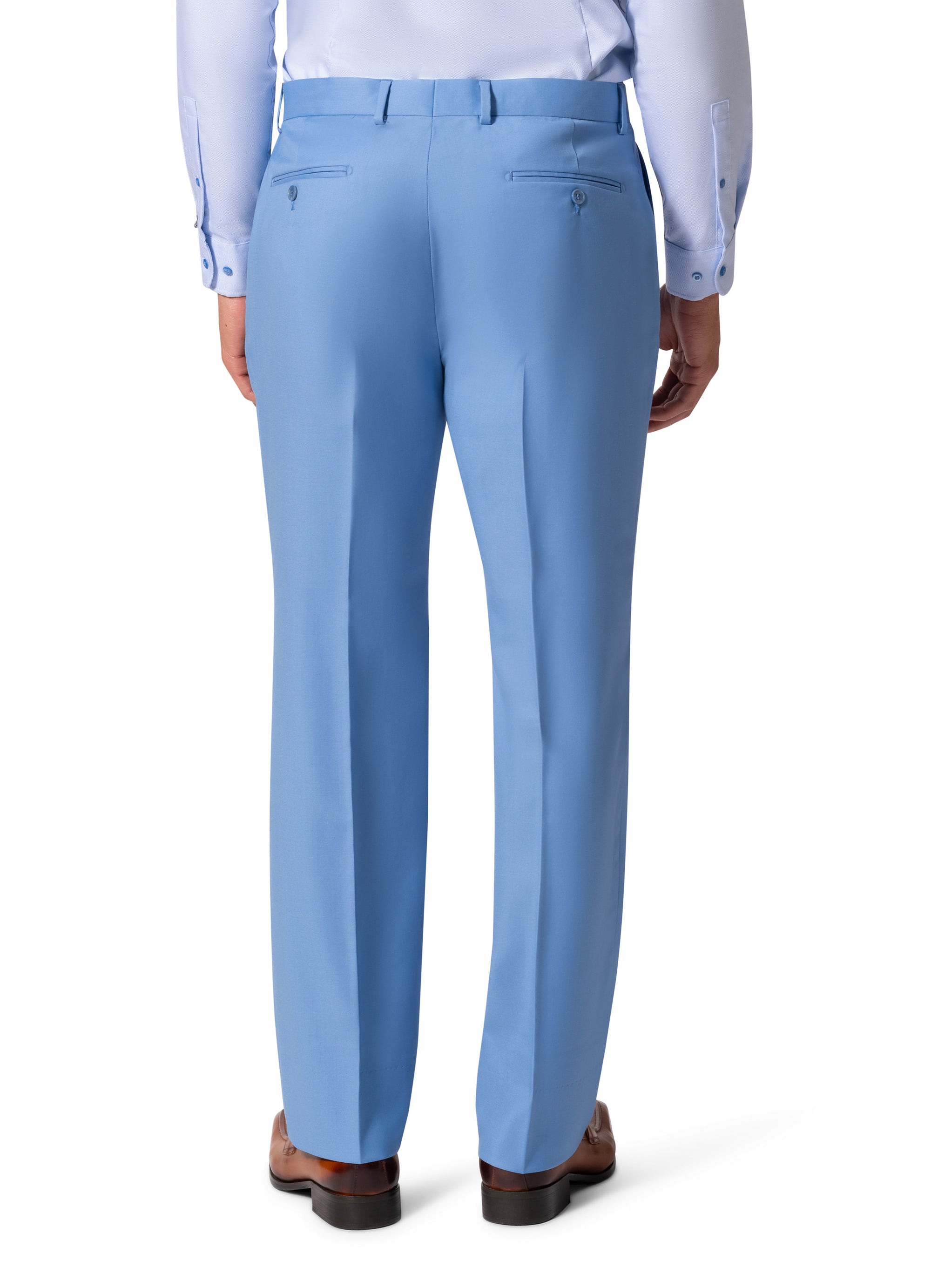 Bergamo Elegant - 10174.001 Wool Suit Modern Peak - Blue