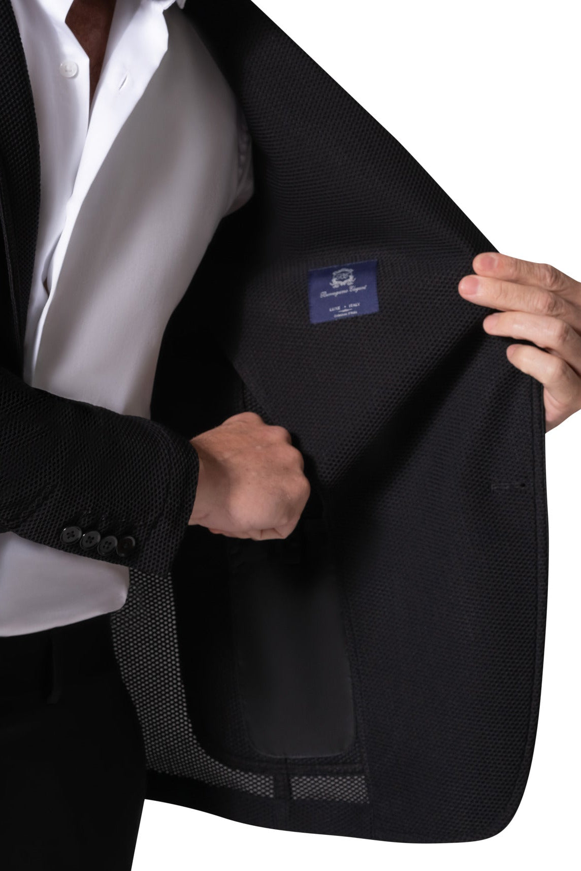Bergamo Elegant - Stretch Sport Coat - Black