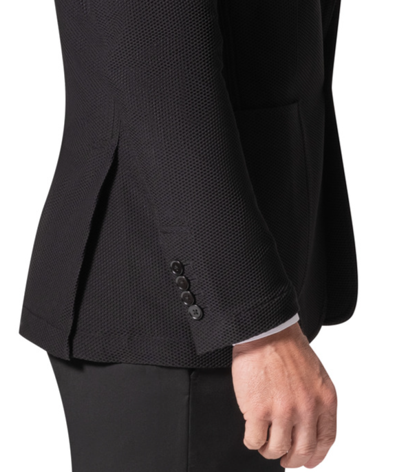 Bergamo Elegant - Stretch Sport Coat - Black