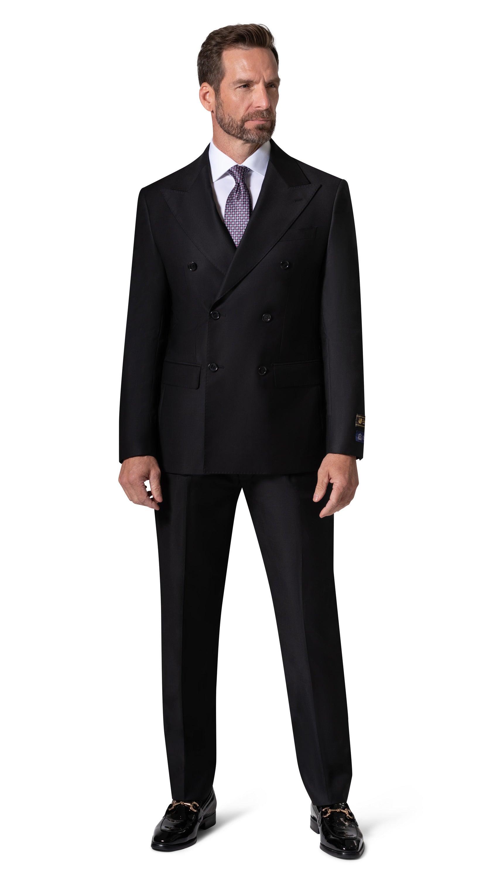 Berragamo Elegant - Faille Wool 10153.004 D/B Slim Fit Suit