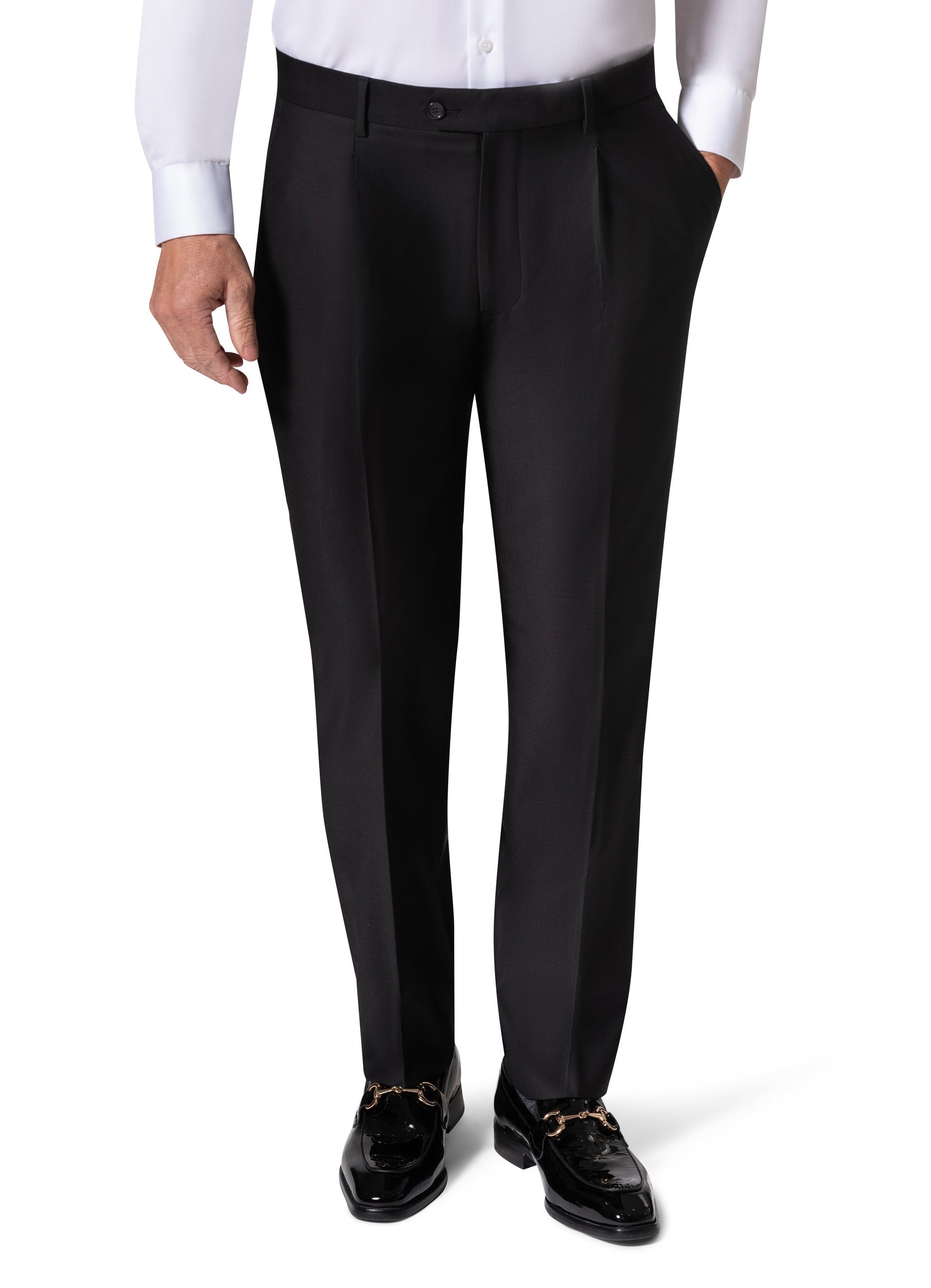 Berragamo Elegant - Faille Wool 10153.004 D/B Slim Fit Suit