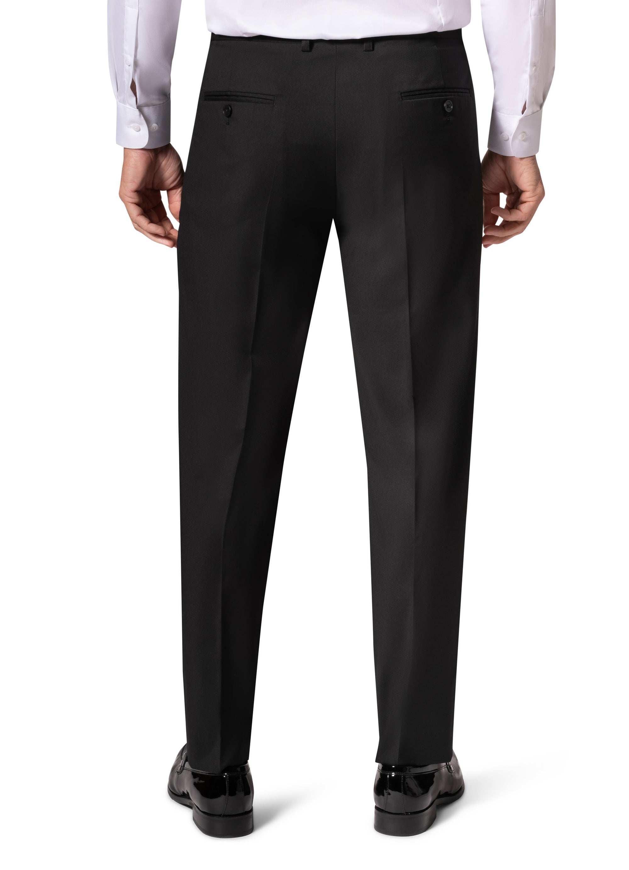 Bergamo Orange MARCO UNI D/B Slim Suit - Black
