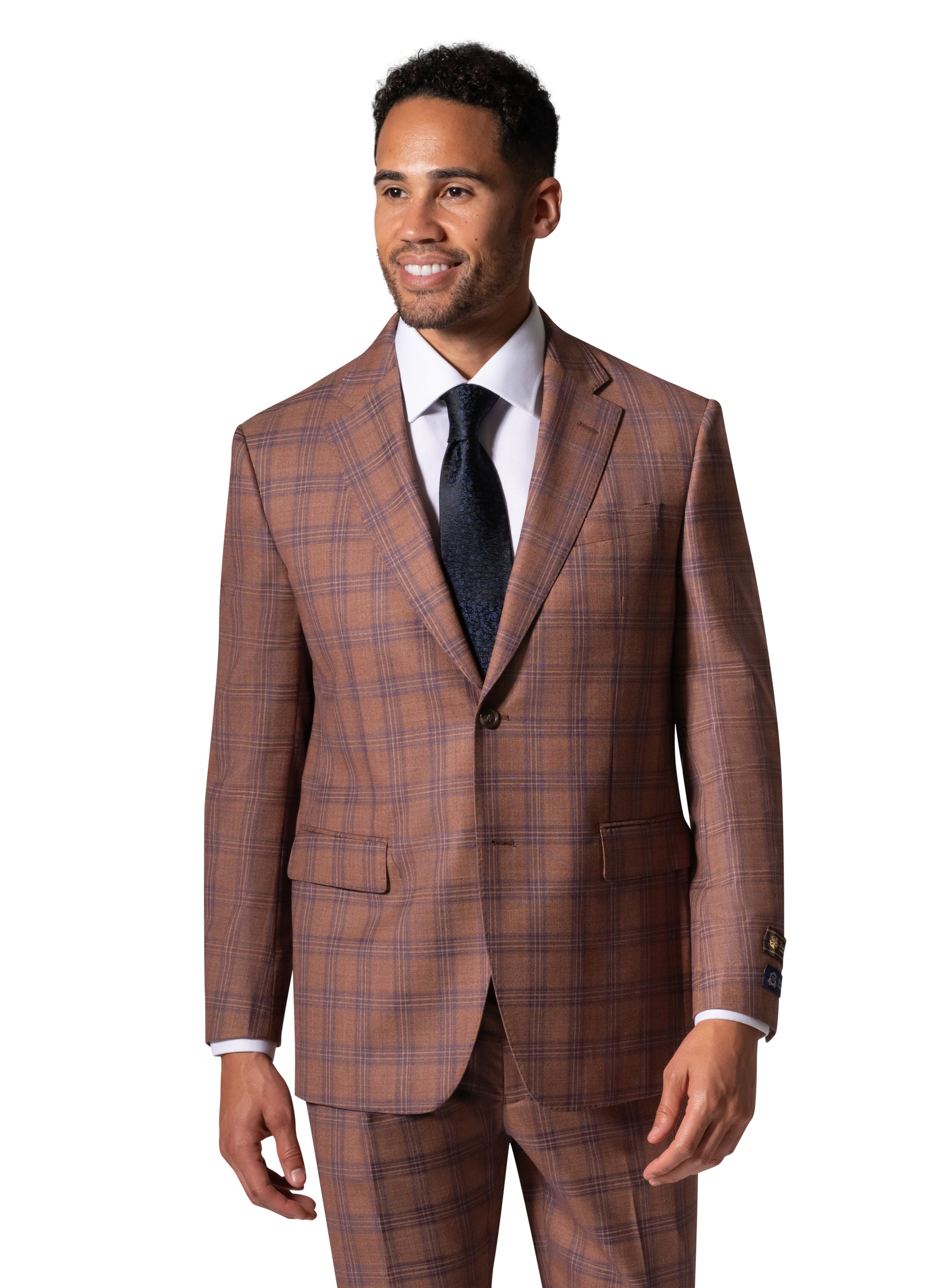 Bergamo Elegant - Faille Wool 10005.4098 S/B Modern Fit Suit