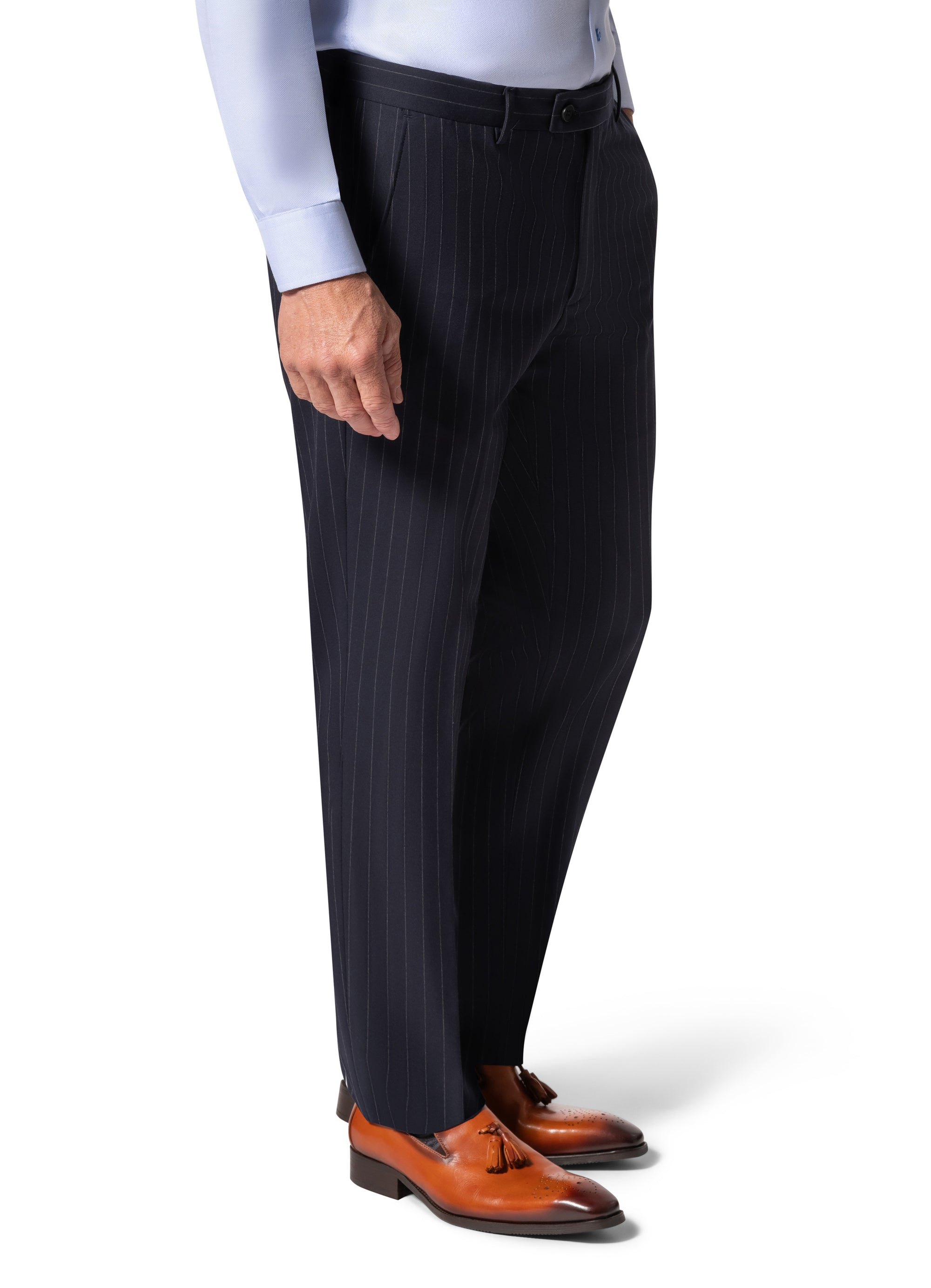 Bergamo Orange BP04K-E32 3PC Slim Suit - Navy