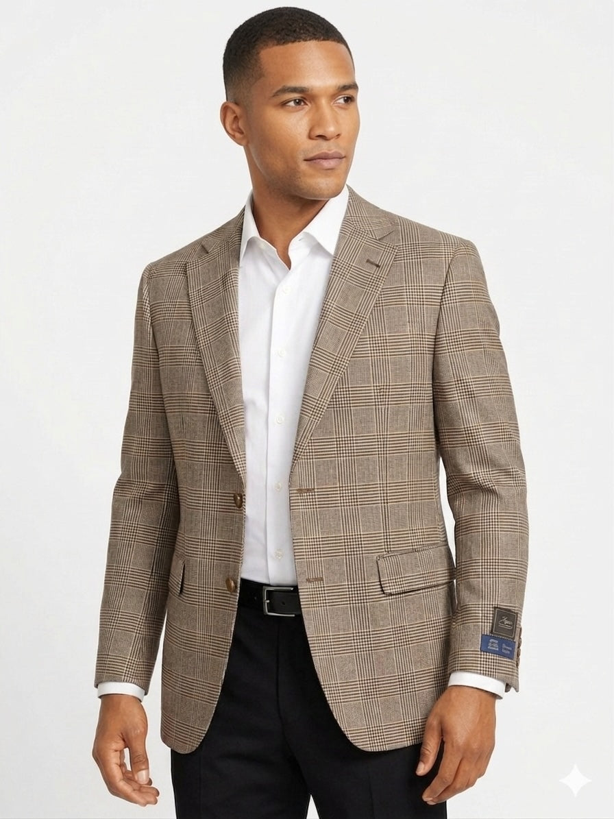 Bergamo Elegant Filarte Wool Sport Coat