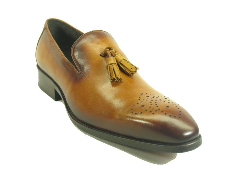 Carrucci KS503-21SL Suede Loafer‎ W/Leather Trim NEW Cross-Straps-Wholecut-Shoe-  main image 4
