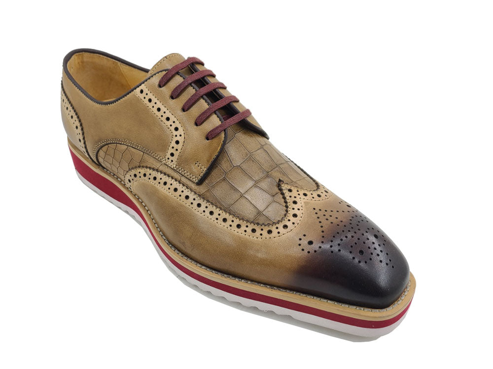 Carrucci KS515-35 Gorgeous Lace-up Oxford - Camel