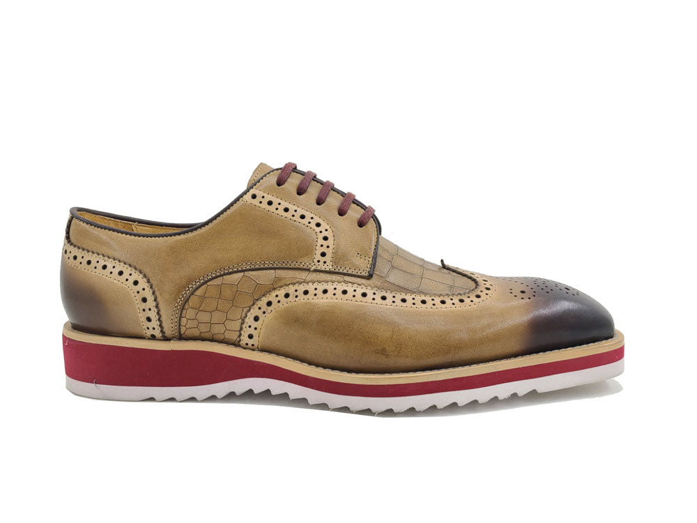 Carrucci KS515-35 Gorgeous Lace-up Oxford - Camel