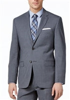 Ralph Lauren 100% Natural Wool Solid Medium Grey Suit Modern Fit