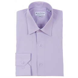 Modena Contemporary Fit Regular Cuff Shirt - M300BS0R - Lavender