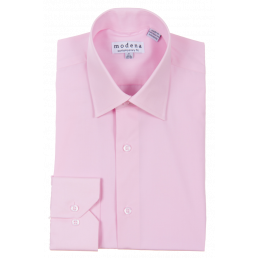 Modena Contemporary Fit Regular Cuff Shirt - M300BS0R - Pink