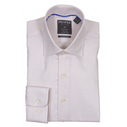 Proper Contemporary Fit Regular Cuff Pure Cotton Wrinkle Free Shirt - P205ET0R - Tan