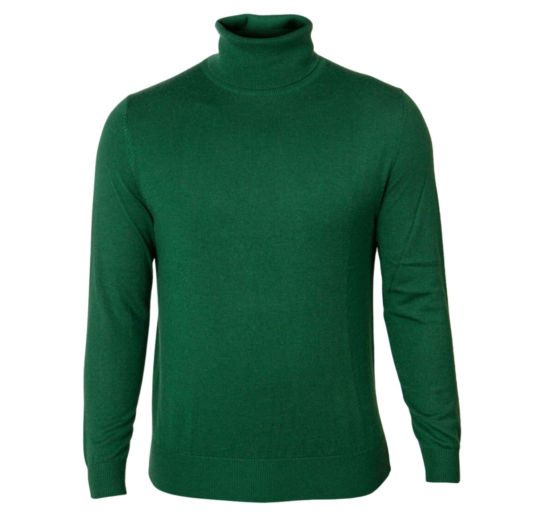 Prestige SW-495 T. Neck Sweater - Green