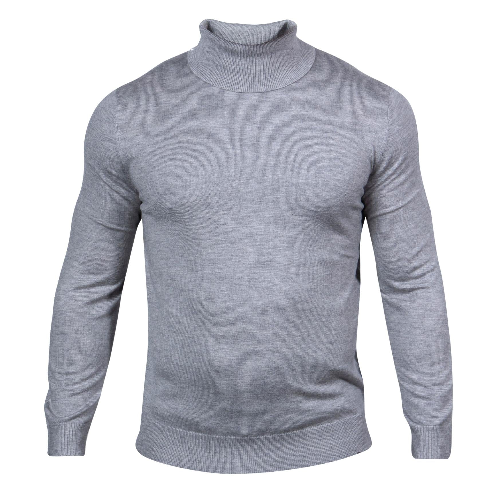 Prestige SW-495 T. Neck Sweater - Silver