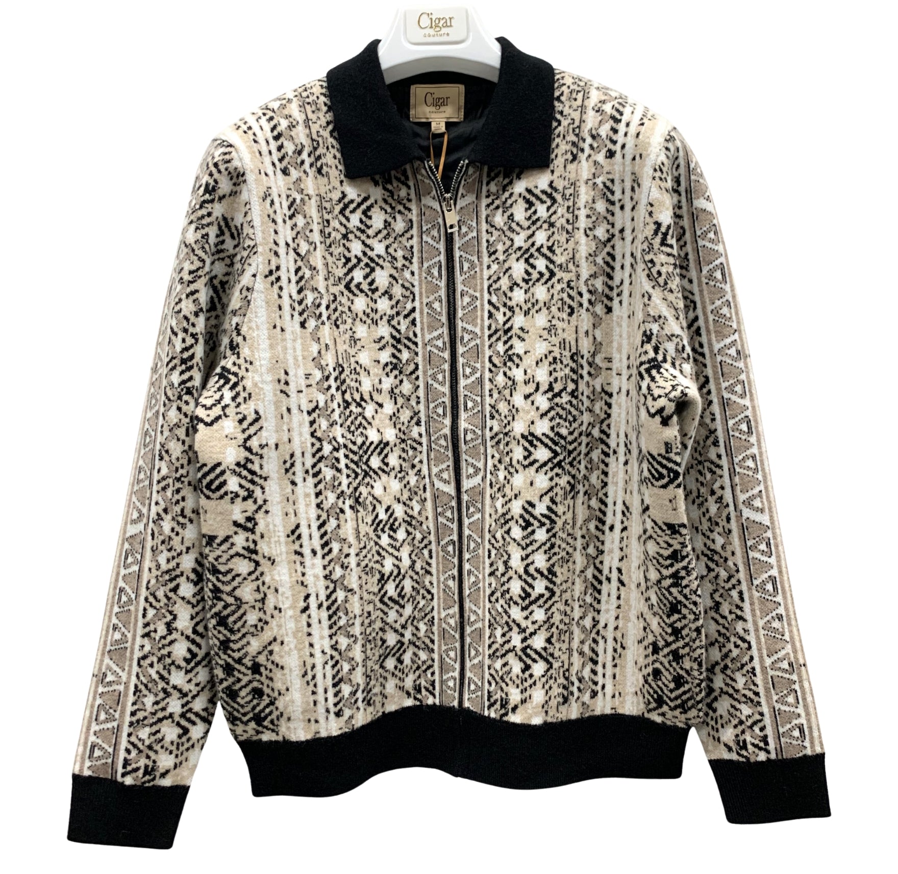 Bergamo Elegant SWJ-1476 Sweater Jacket - Black
