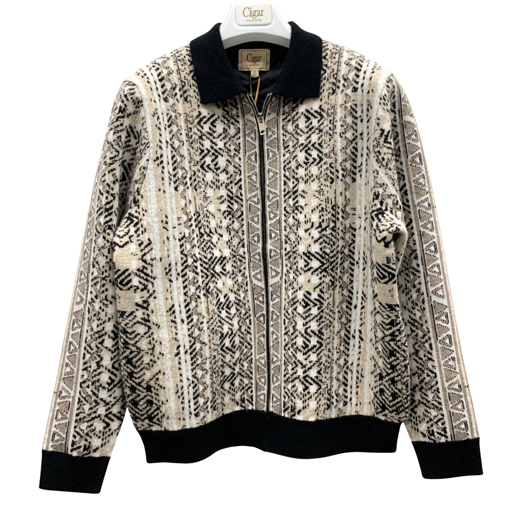 Berragamo SWJ-1476 Sweater Jacket - Black