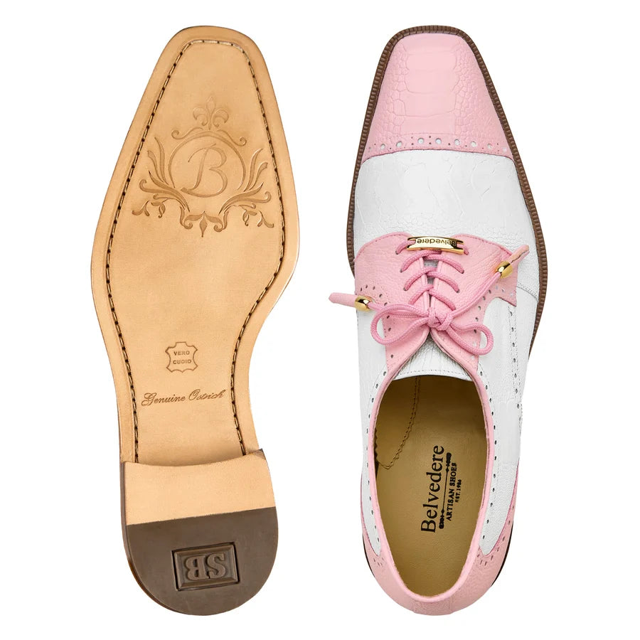 Belvedere Shoes Batta - Pink & White