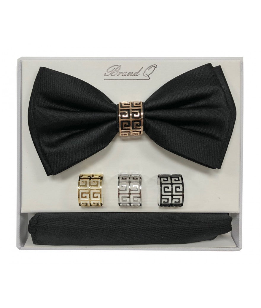 Men's BTR100 - Bow Tie, Hanky & 4 Rings