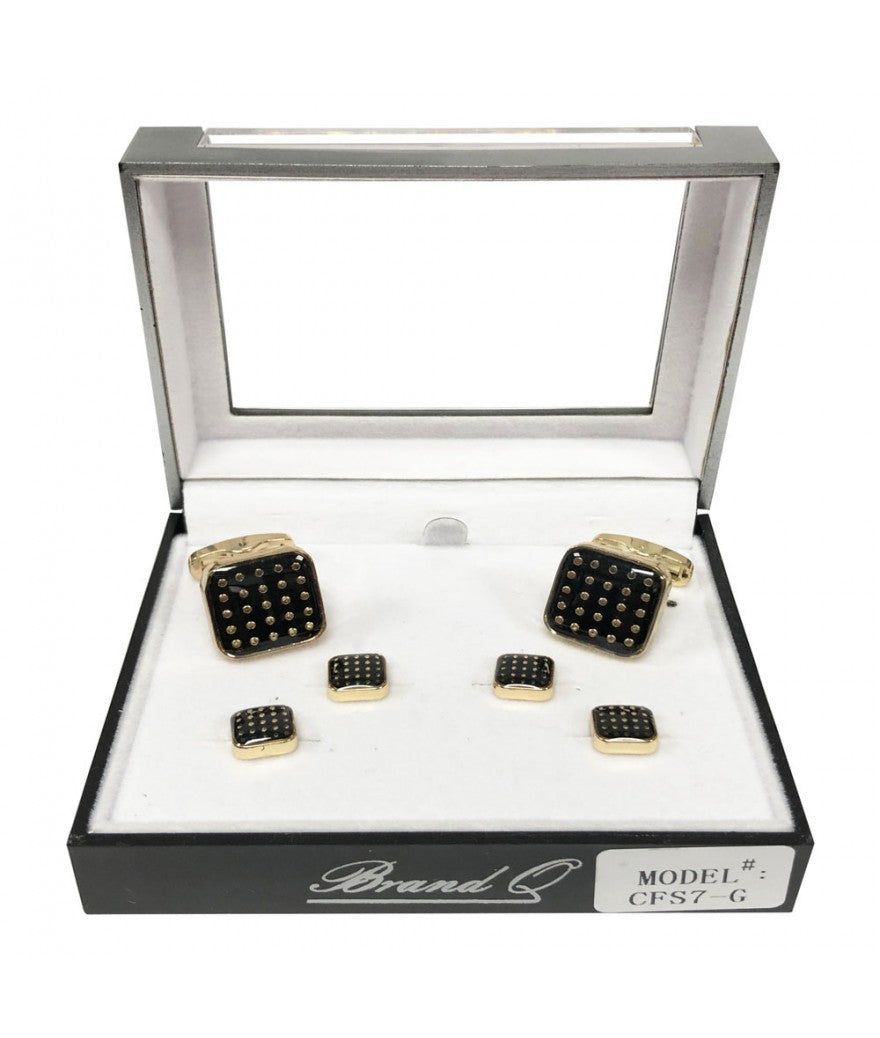 Men's CFS7 - Cufflinks with Tuxedo Studs