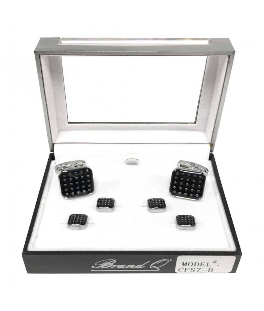 Men's CFS7 - Cufflinks with Tuxedo Studs