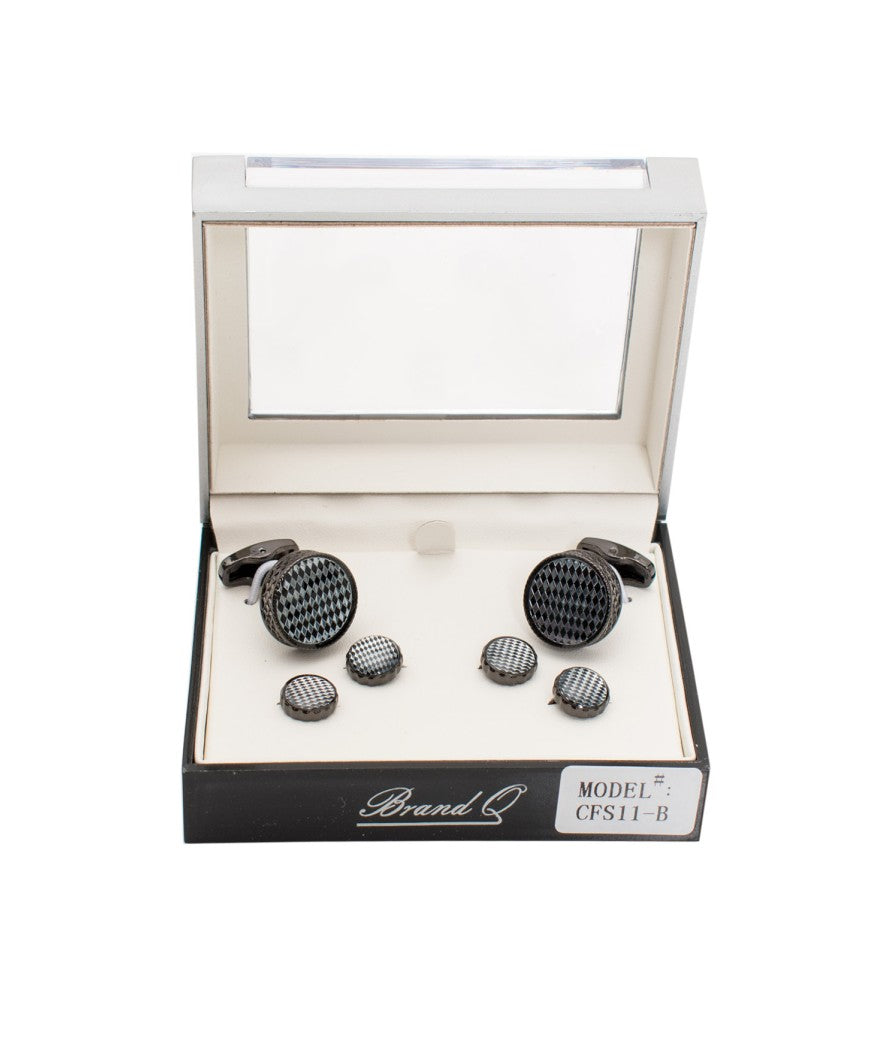 Men's CFS11 - Cufflinks with Tuxedo Studs