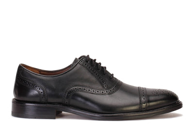 Daley Cap Toe Shoes - Black