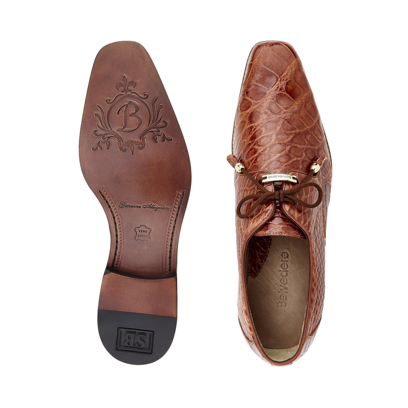 Belvedere Shoes Lago - Cognac