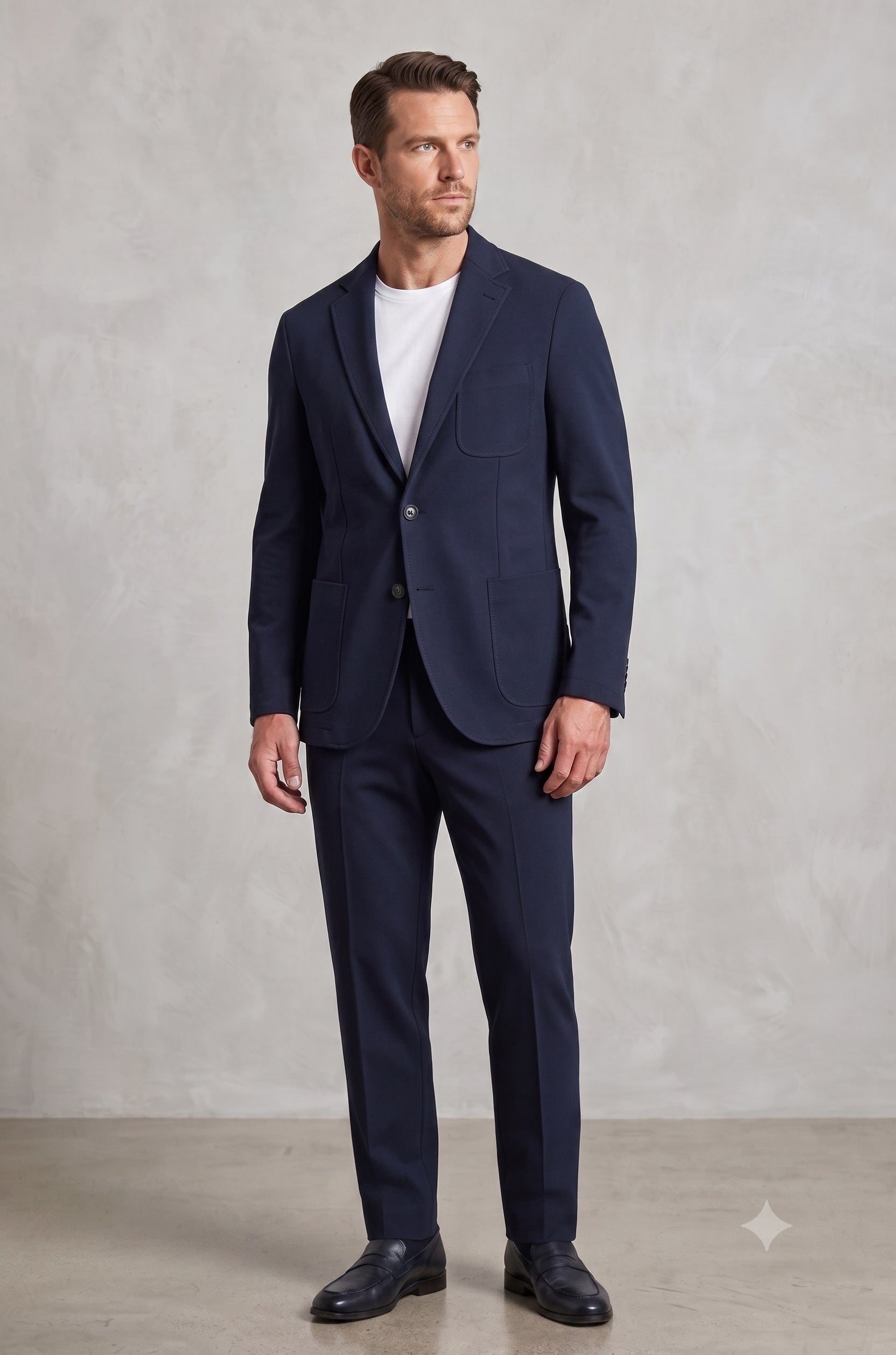 Bergamo Elegant - Navy Suit AK074TP