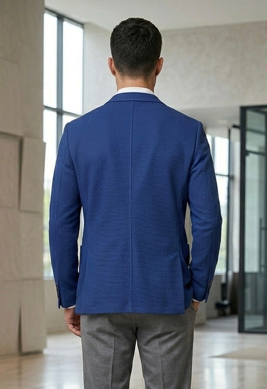 Bergamo Elegant - Stretch Jacket - New Blue